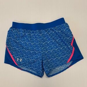 Under Armour Blue and Pink Athletic Shorts Women’s Small
